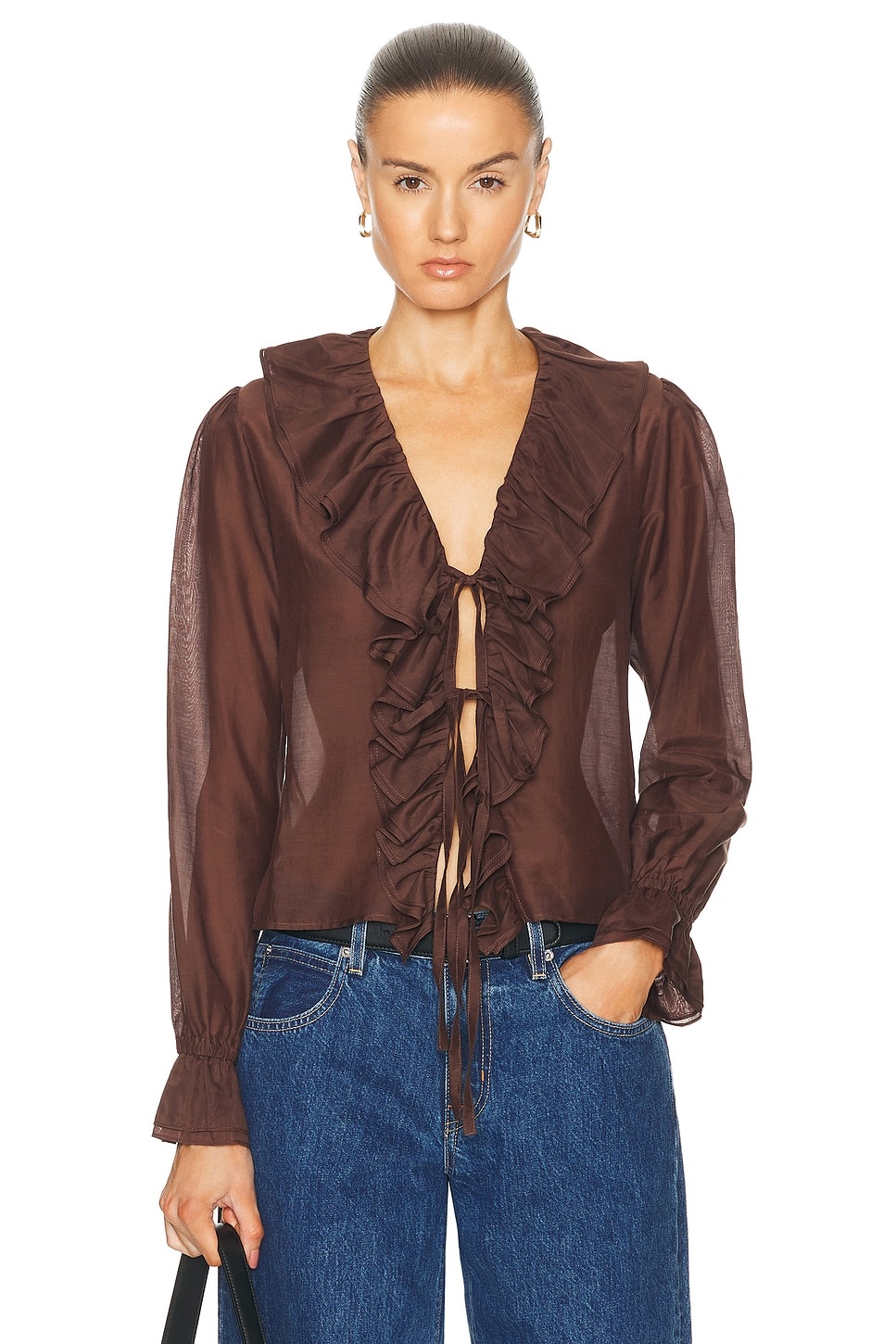 Heartwood Flounce Blouse - 1