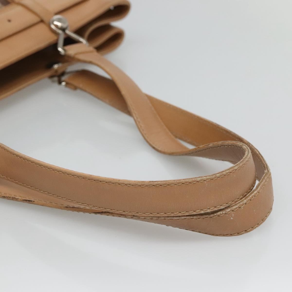 DIOR Trotter Canvas Tote Bag Brown Beige Silver - 7