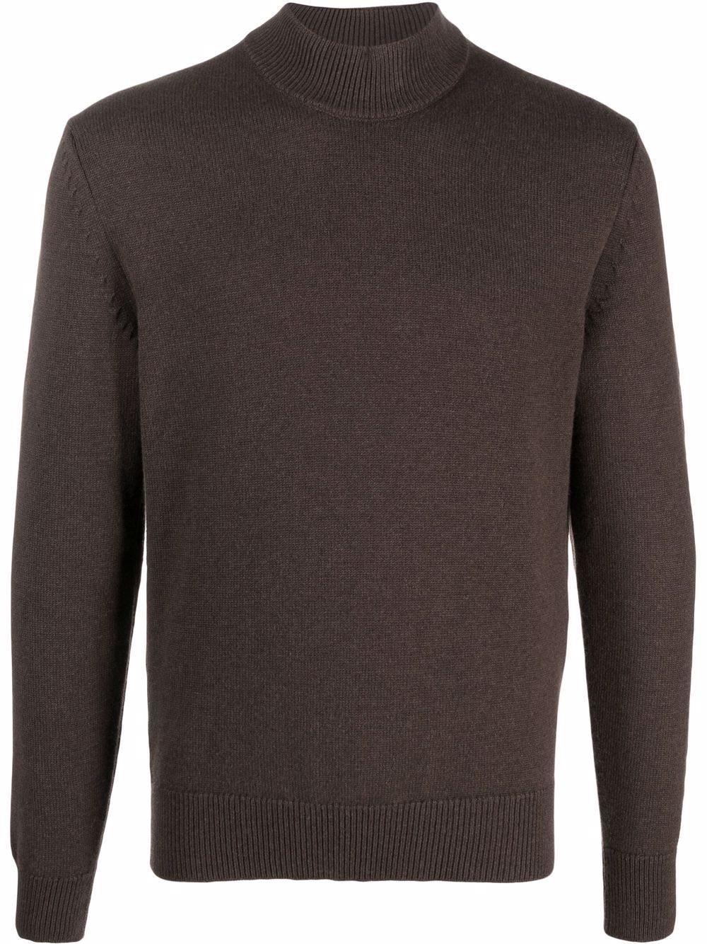 crew-neck cashmere jumper - 1