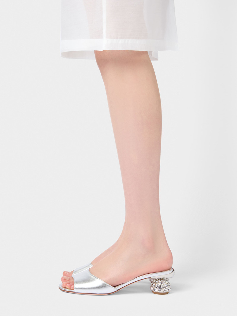 Roger Vivier Mules in leather outlook