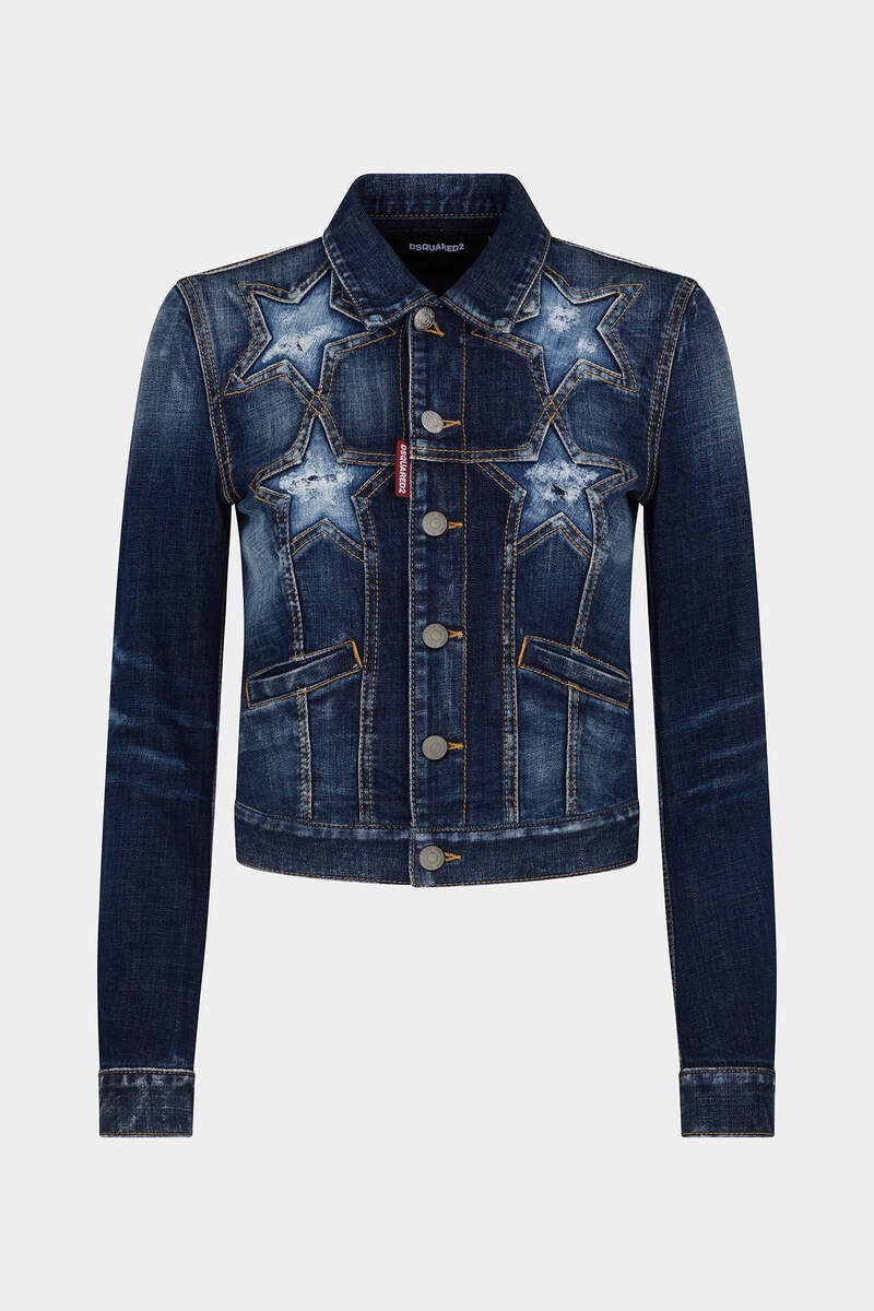 MEDIUM SUPER STAR WASH CLASSIC JEANS JACKET - 1