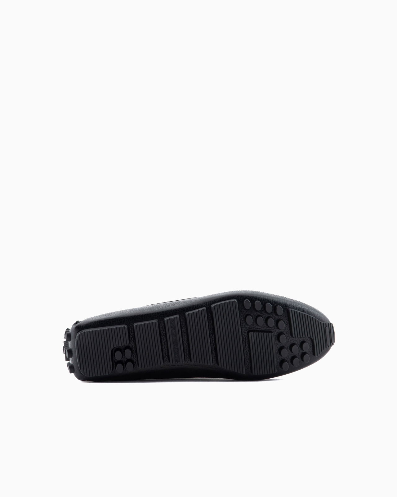 Pebbled leather driving loafers with stirrup bar - 6
