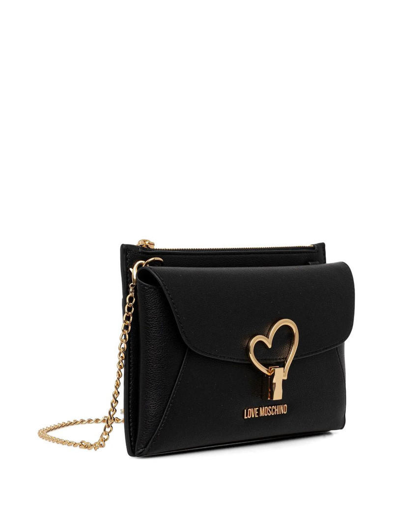 Moschino heart-appliqué cross body bag outlook