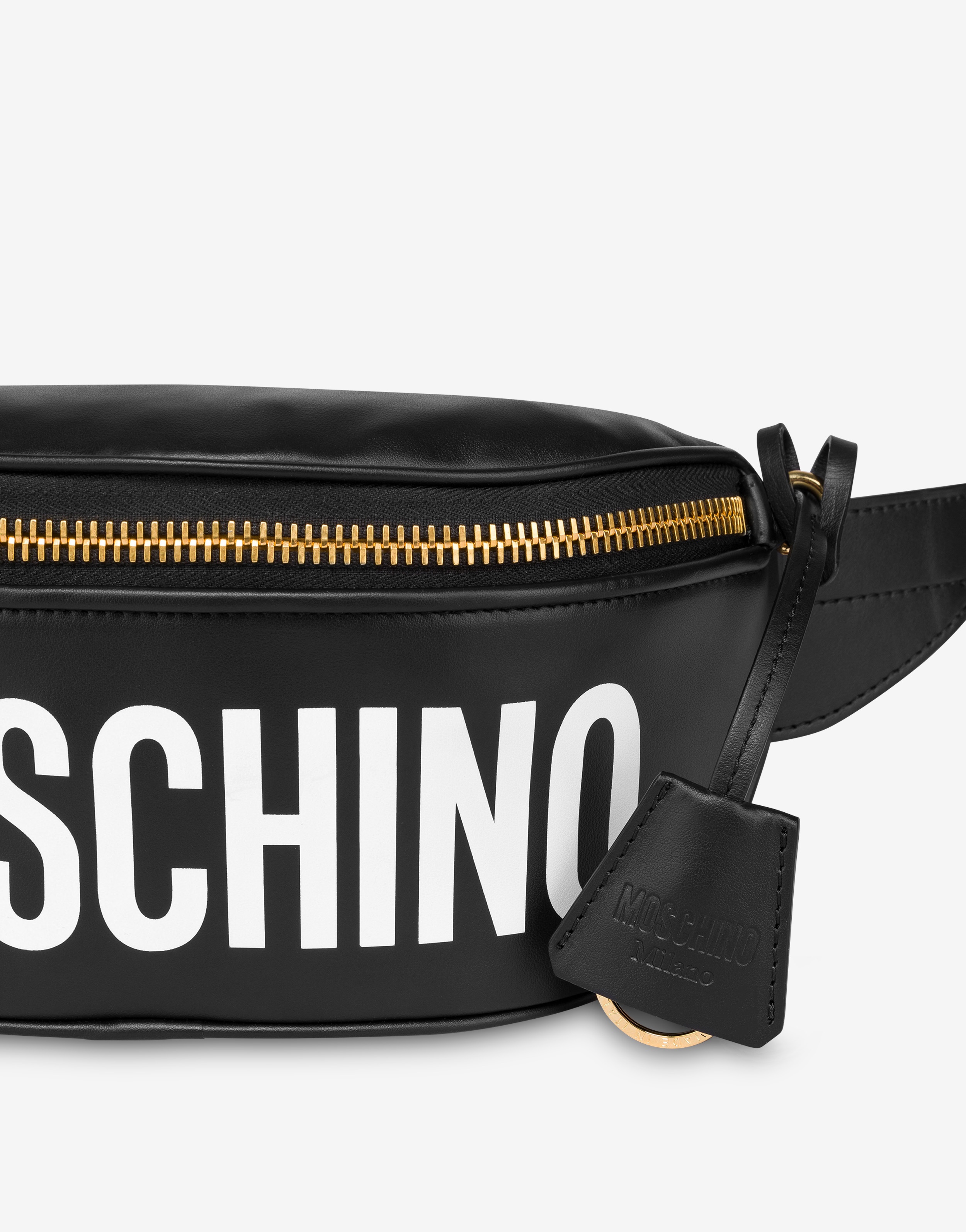 CALFSKIN BELT BAG WITH LOGO - 4