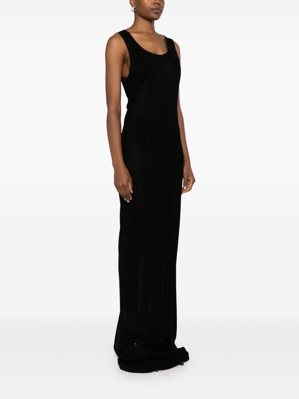 velvet tank maxi dress - 3
