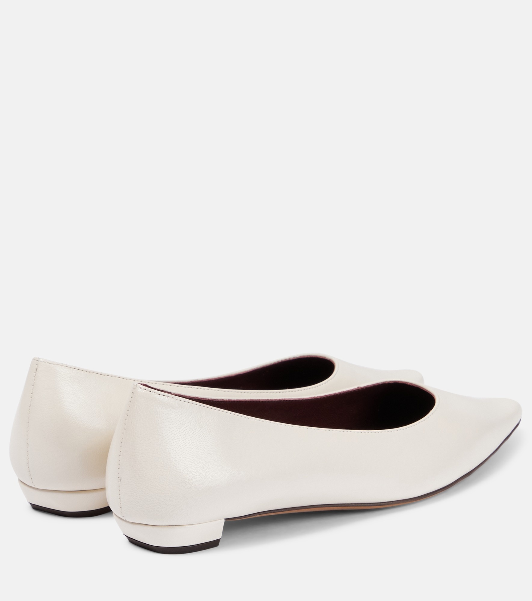 Claudette leather ballet flats - 3