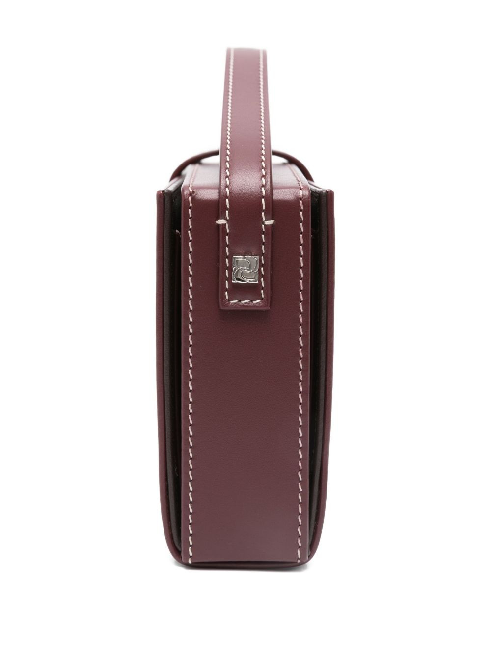 Apolonia top-handle leather tote bag - 4