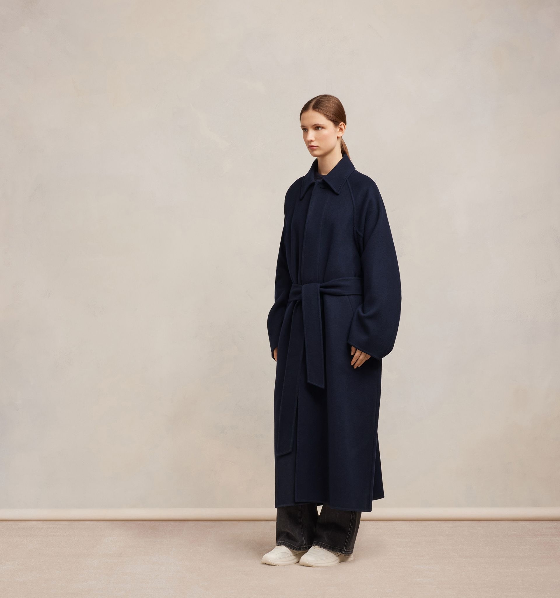 Long Belted Coat - 4