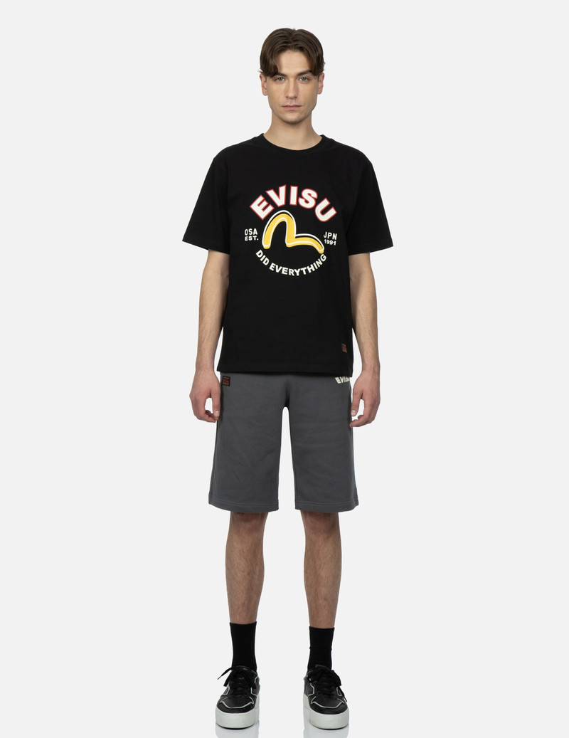 SEAGULL PRINT SWEAT SHORTS 6