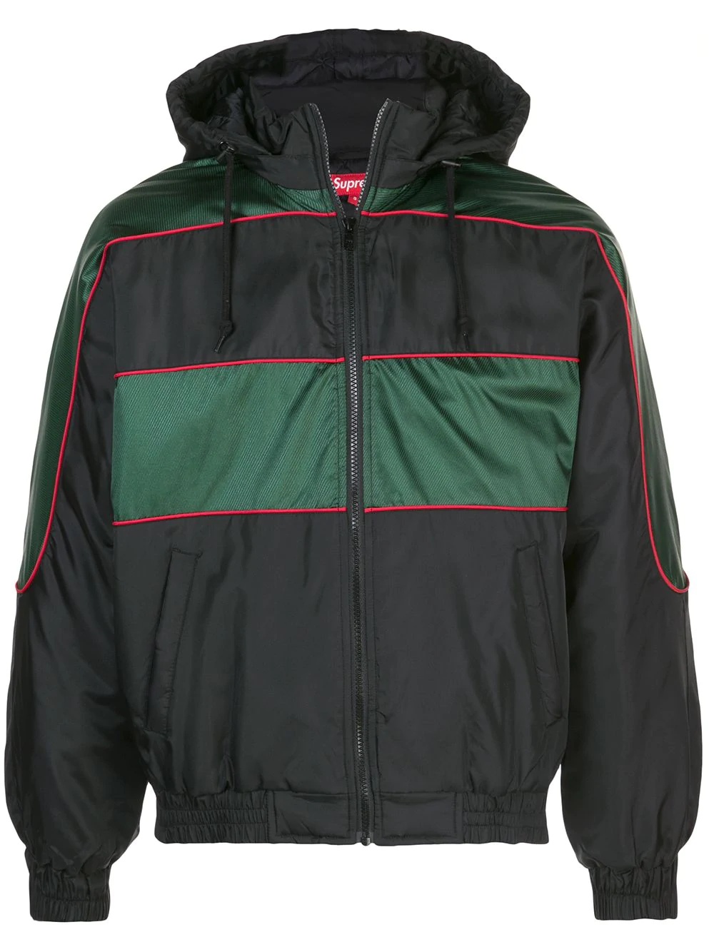 Sports Piping Puffy Jacket - 1