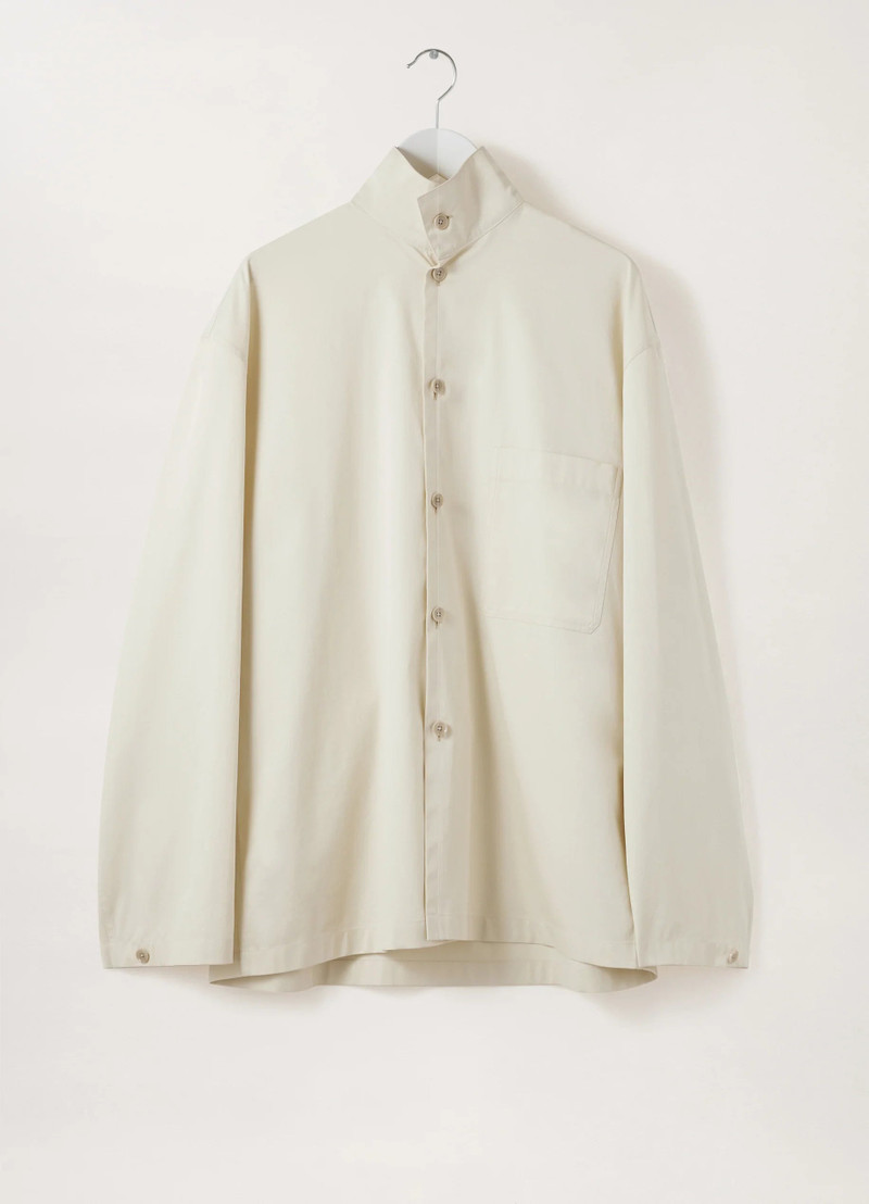 STAND COLLAR SHIRT
COTTON TWILL 1