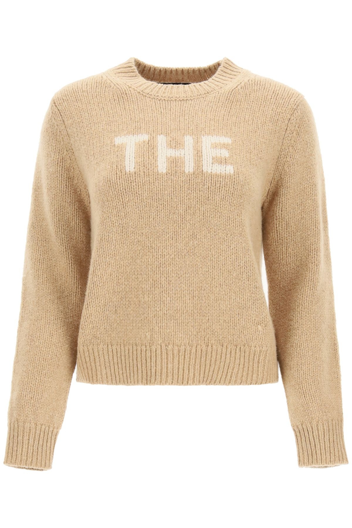 SWEATER WITH "THE" INTARSIA - 1