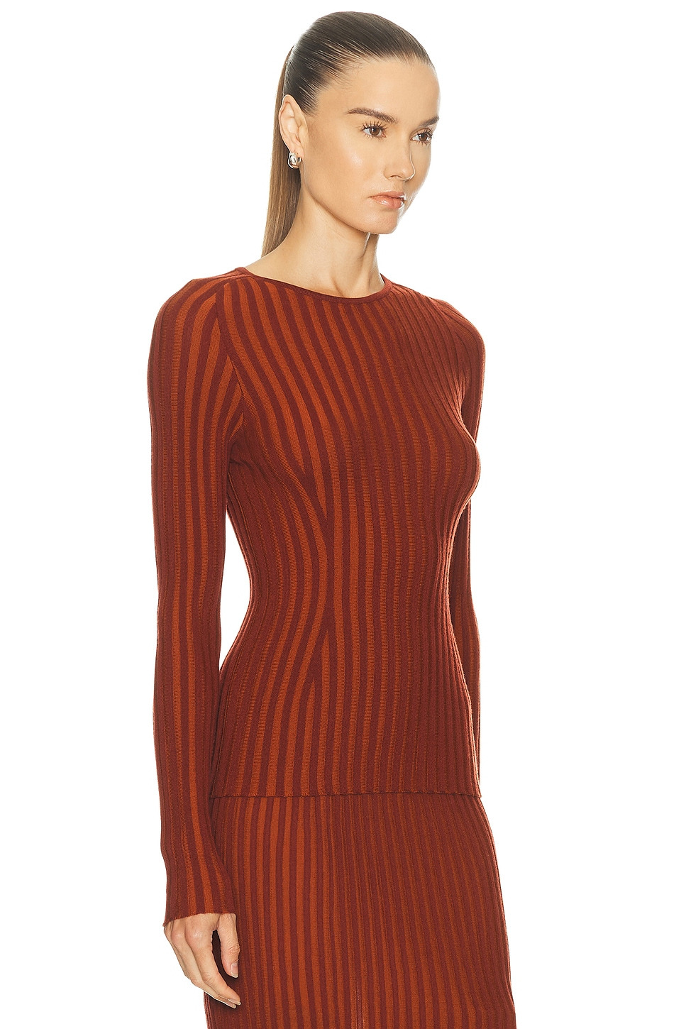 Karlene Funnel Neck Top - 2
