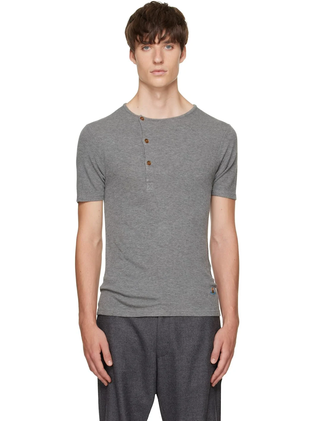 Gray Tegan Henley - 1