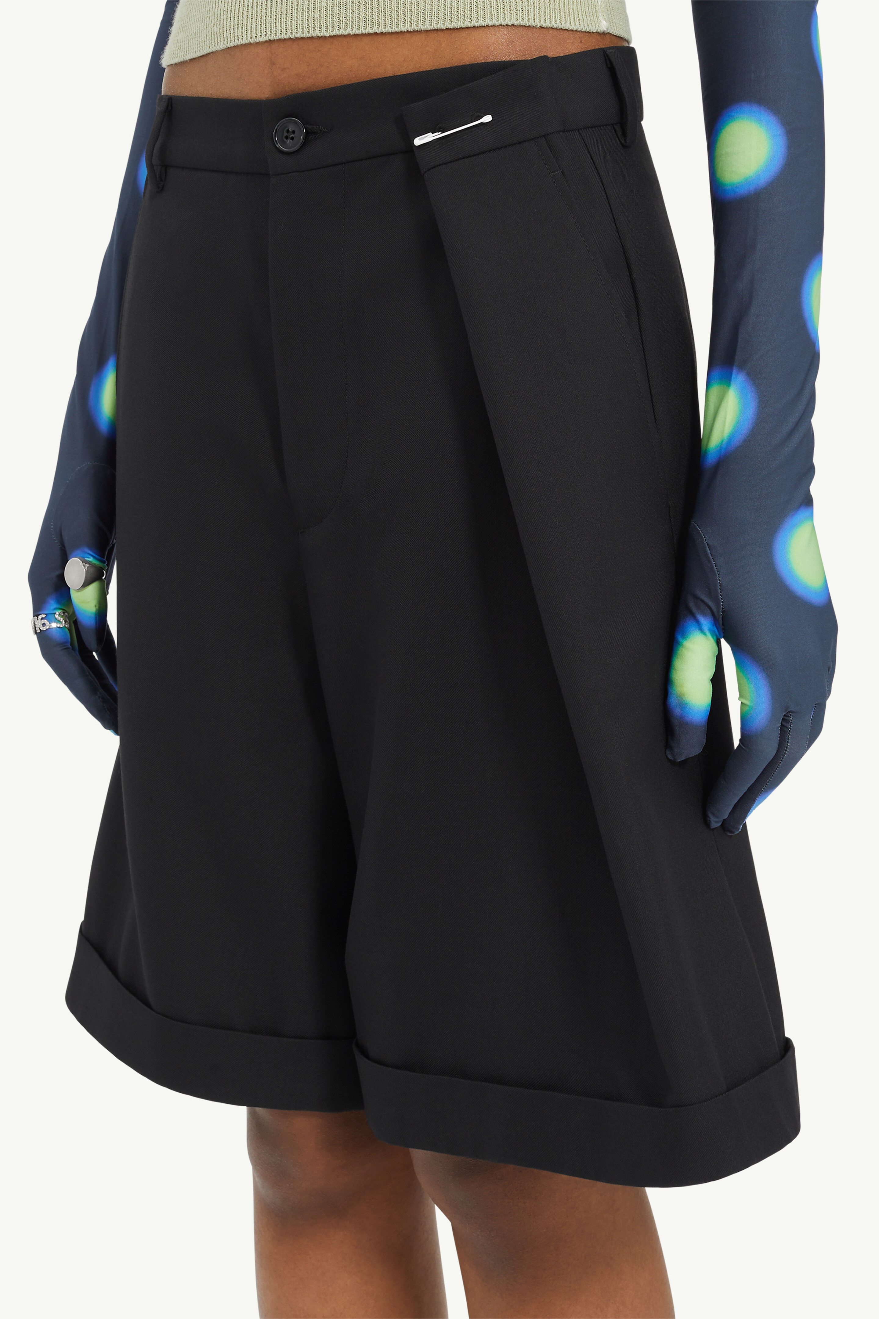 Tailoring Wool Shorts - 5