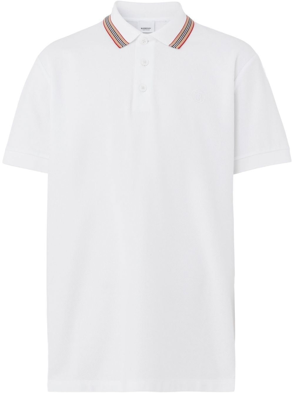 Icon Stripe cotton polo shirt - 1