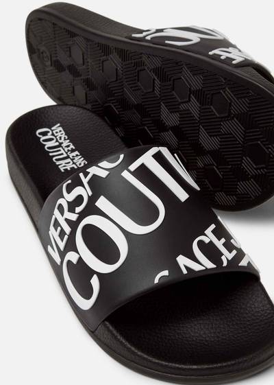 VERSACE JEANS COUTURE Logo Rubber Slides outlook