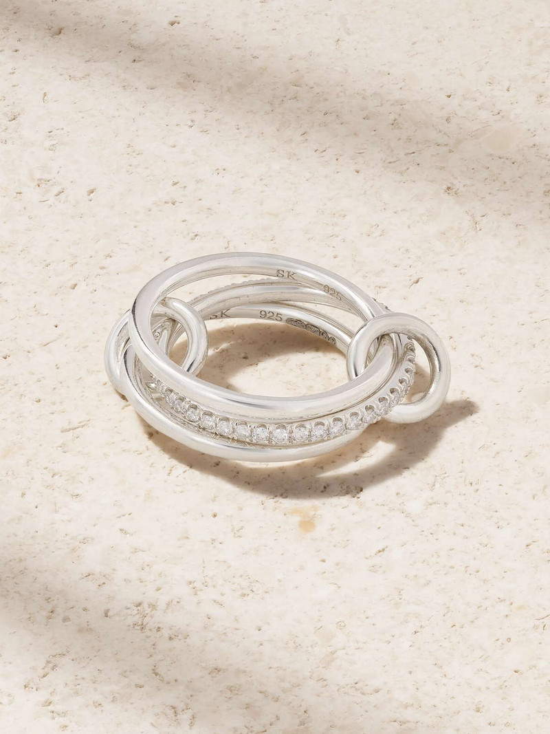 Sonny sterling silver diamond ring - 1