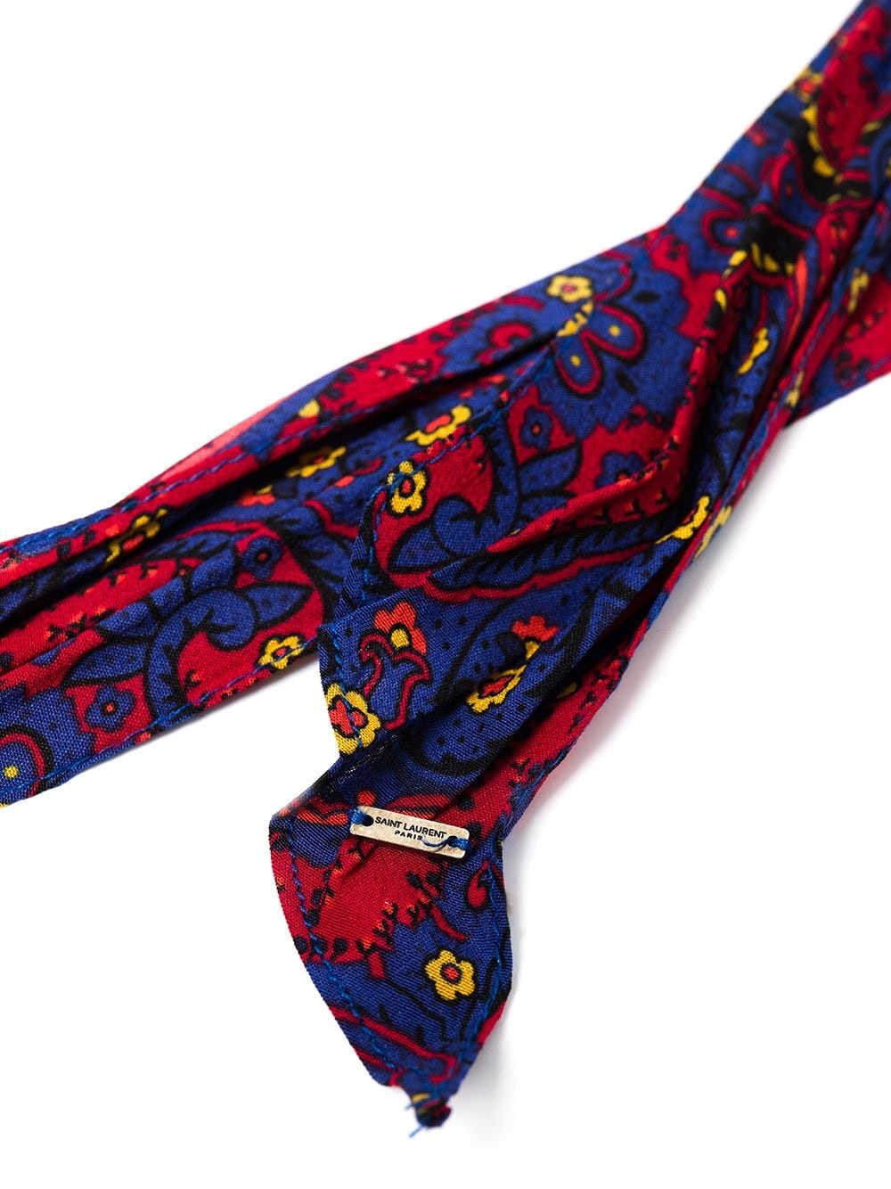 paisley-print silk scarf - 4