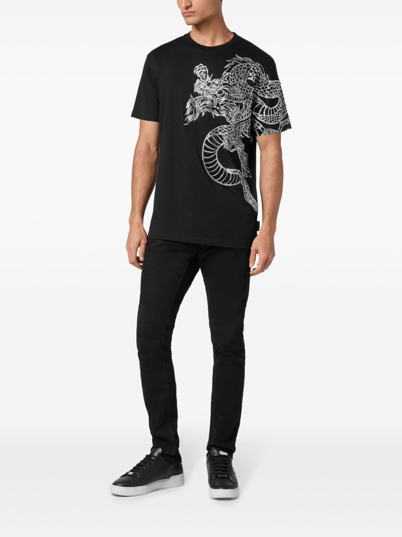 PHILIPP PLEIN Dragon Strass T-shirt outlook