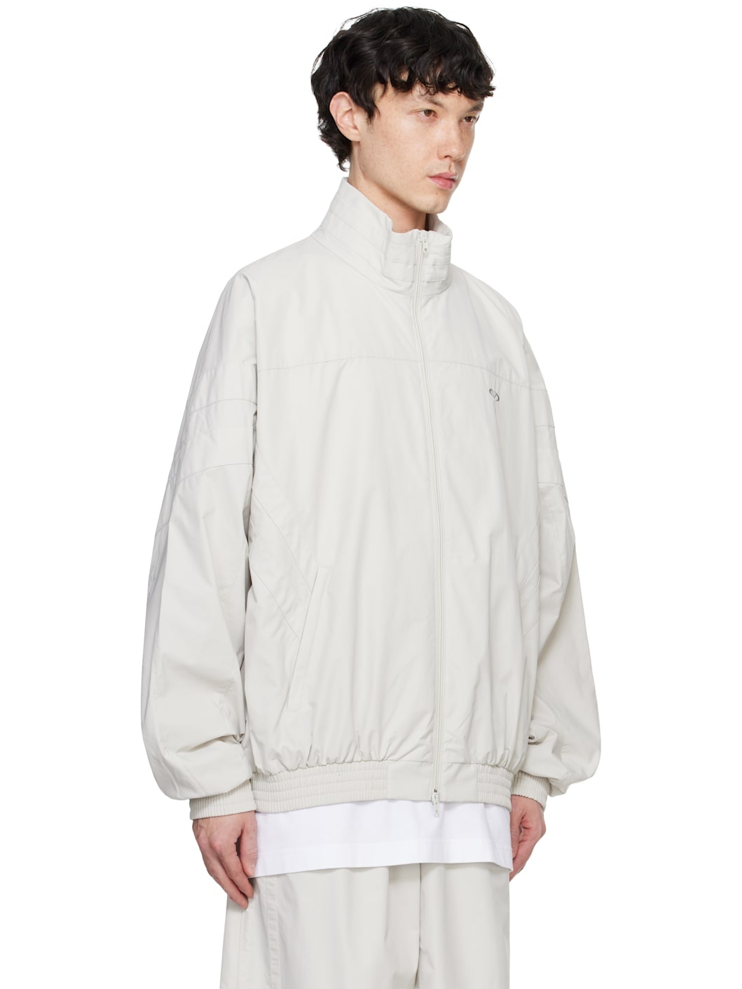 White Oval Logo Track Jacket - 2