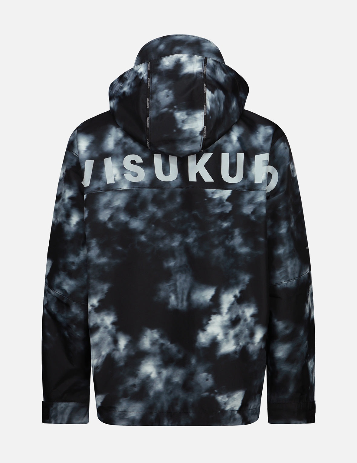 Allover Digital Print Hooded Windbreaker - 2