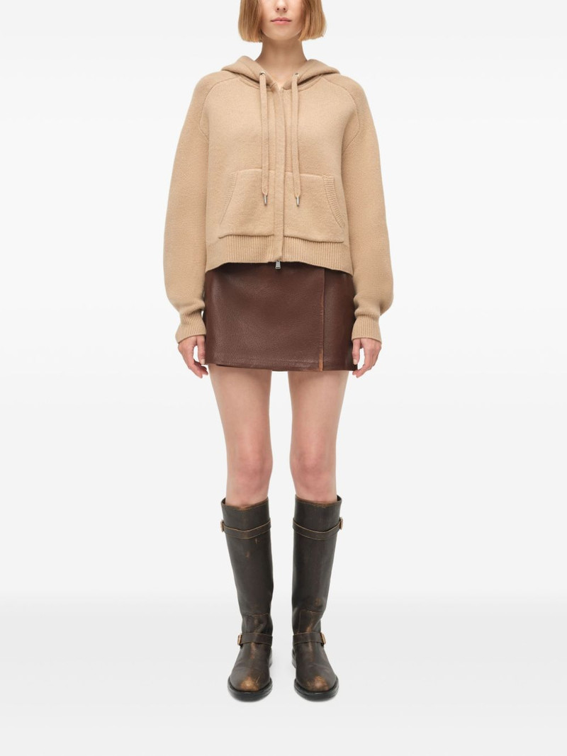 SIMKHAI zip-front hoodie outlook