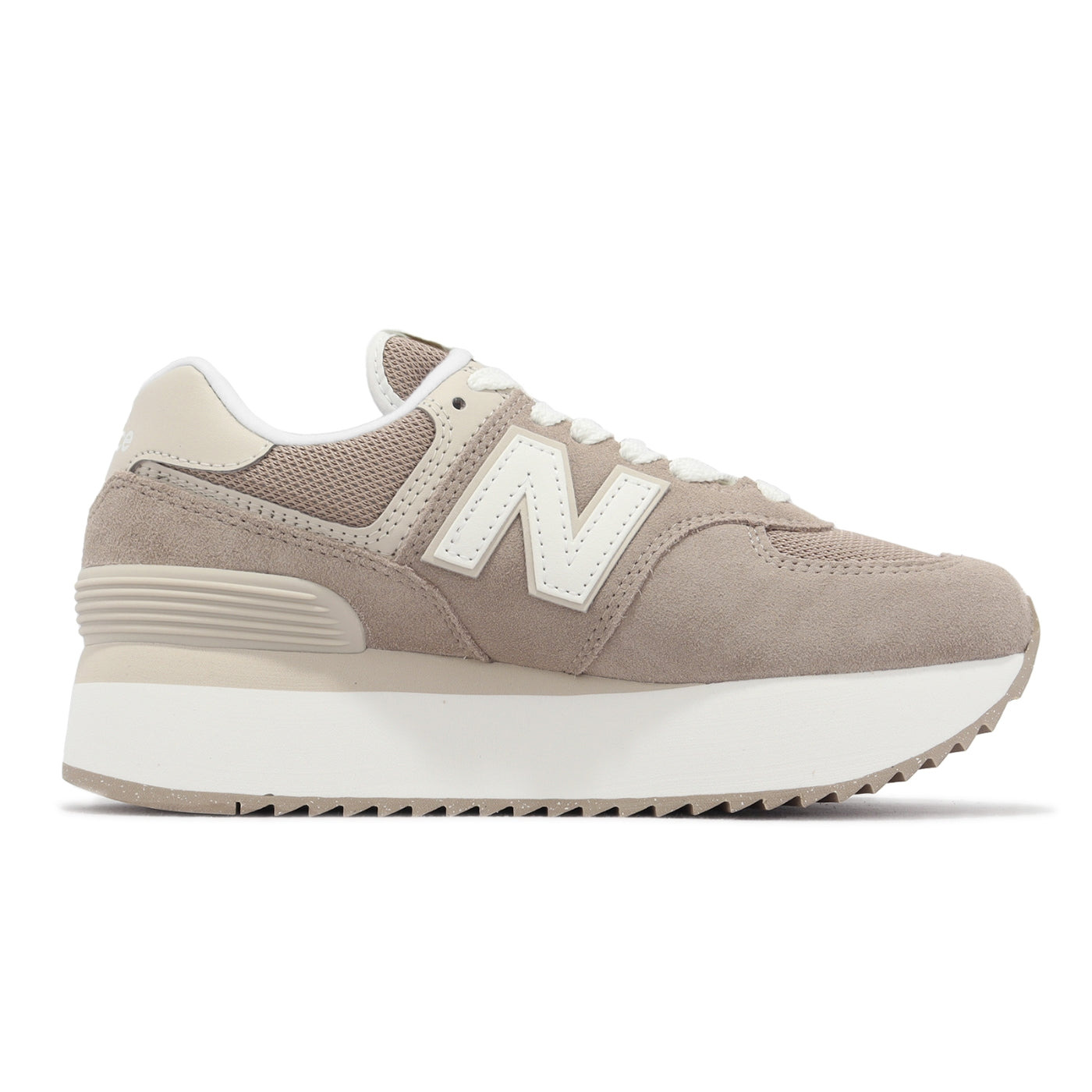 (WMNS) New Balance 574+ 'Driftwood Timberwolf' WL574ZSM - 2