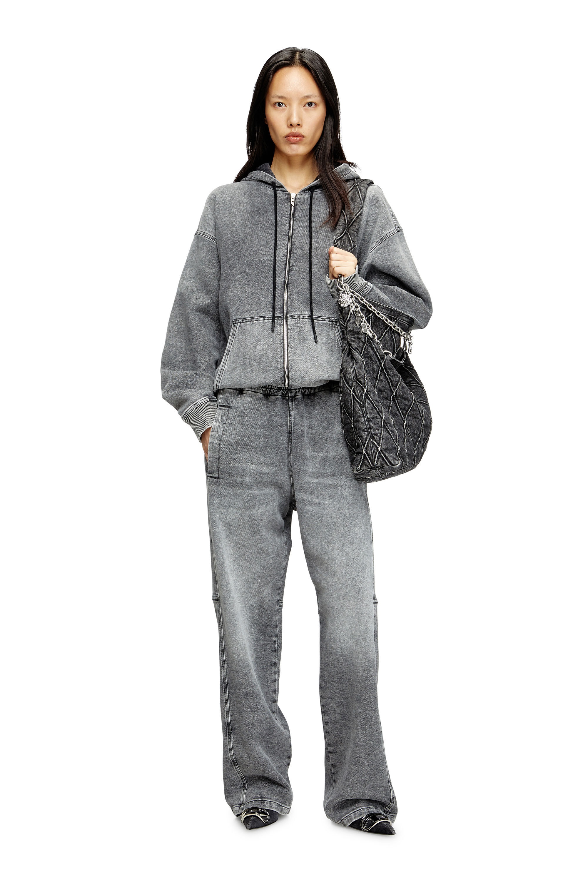RELAXED D-MARTYANS TRACK DENIM 0BEBR - 6