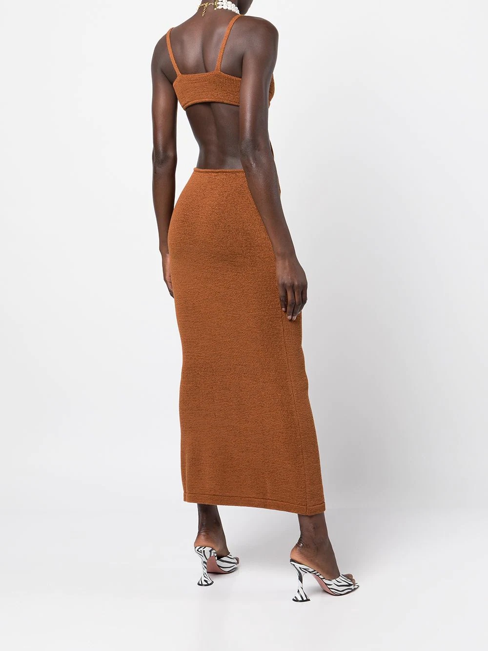 Serita open-back dress - 4