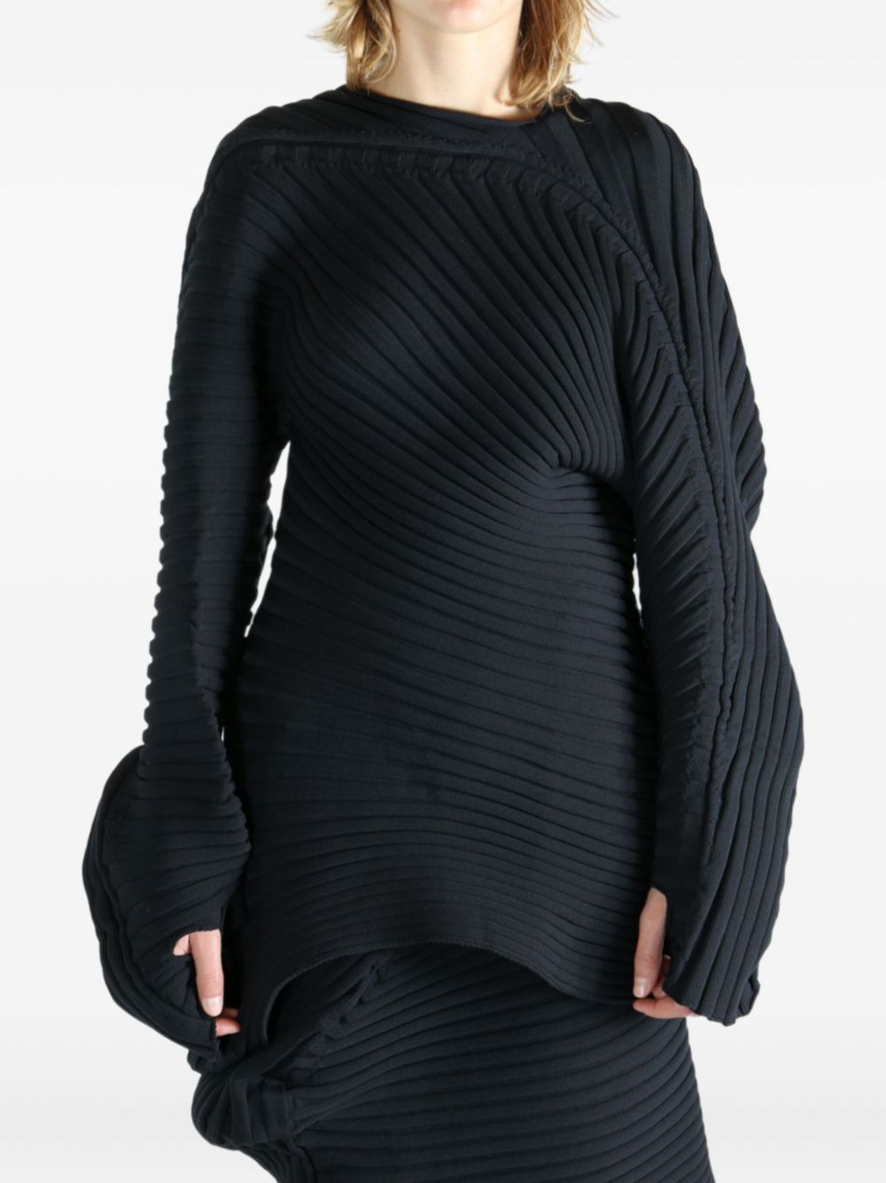 asymmetric sweater - 3