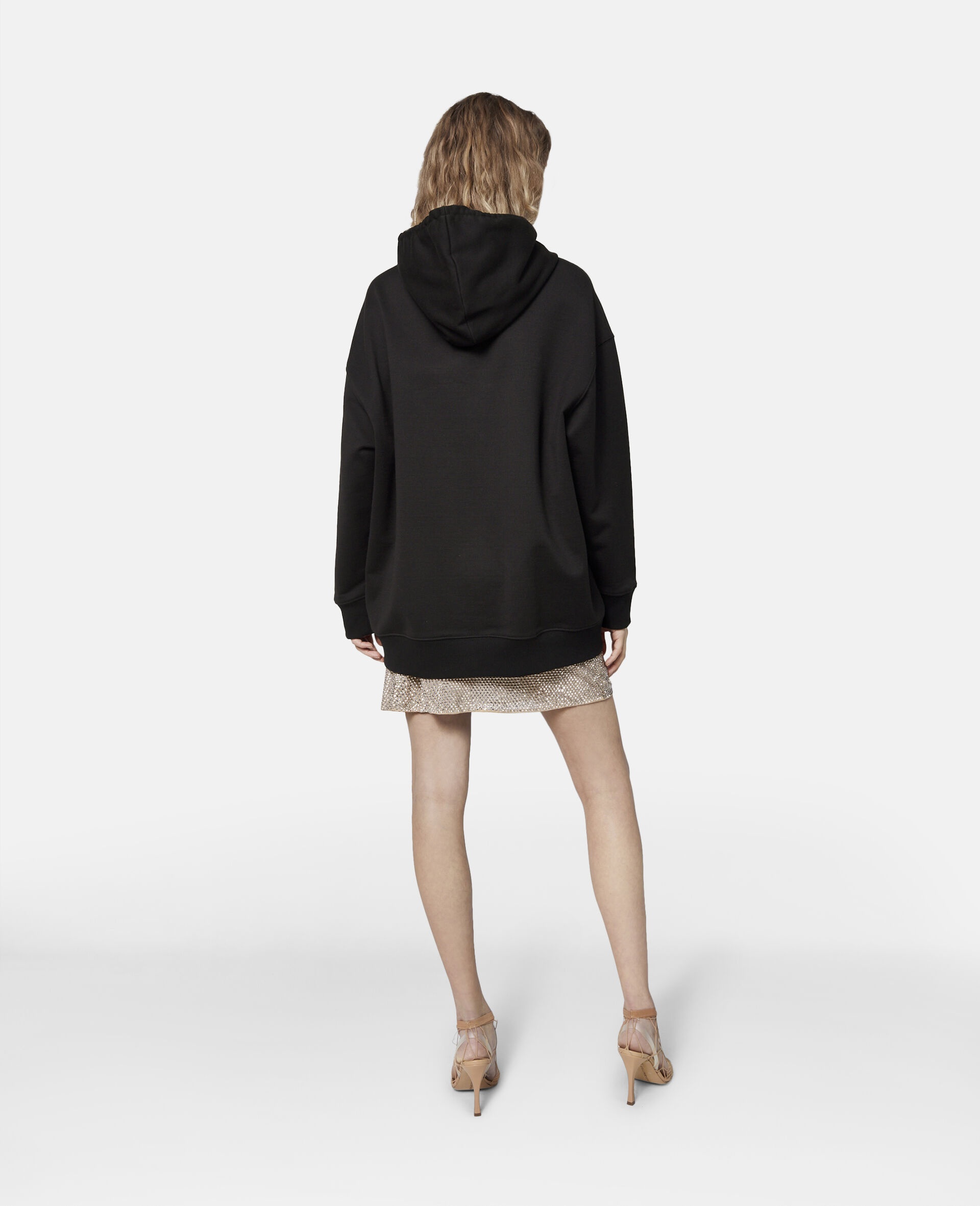 Diamanté Logo Hoodie - 4