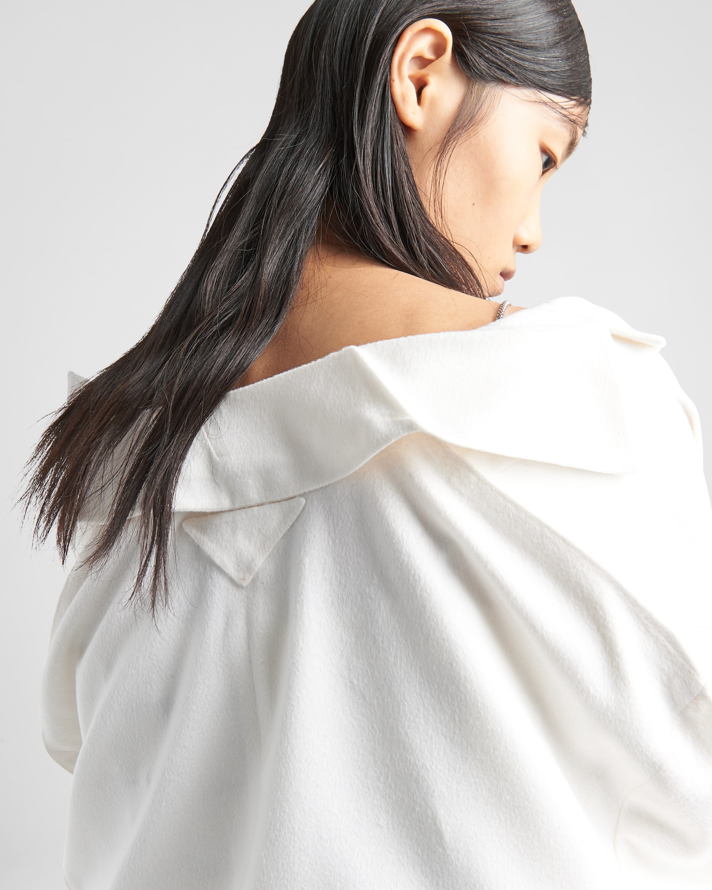 Single-breasted cashmere coat - 3