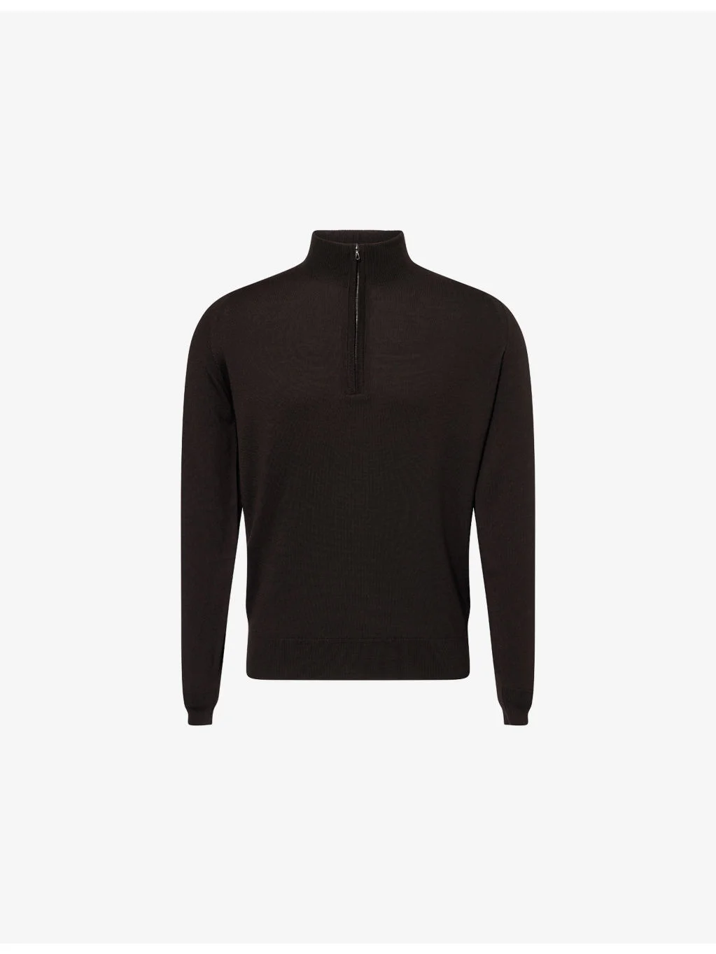 Tapton Half-Zip Long-Sleeve Wool Jumper - 1
