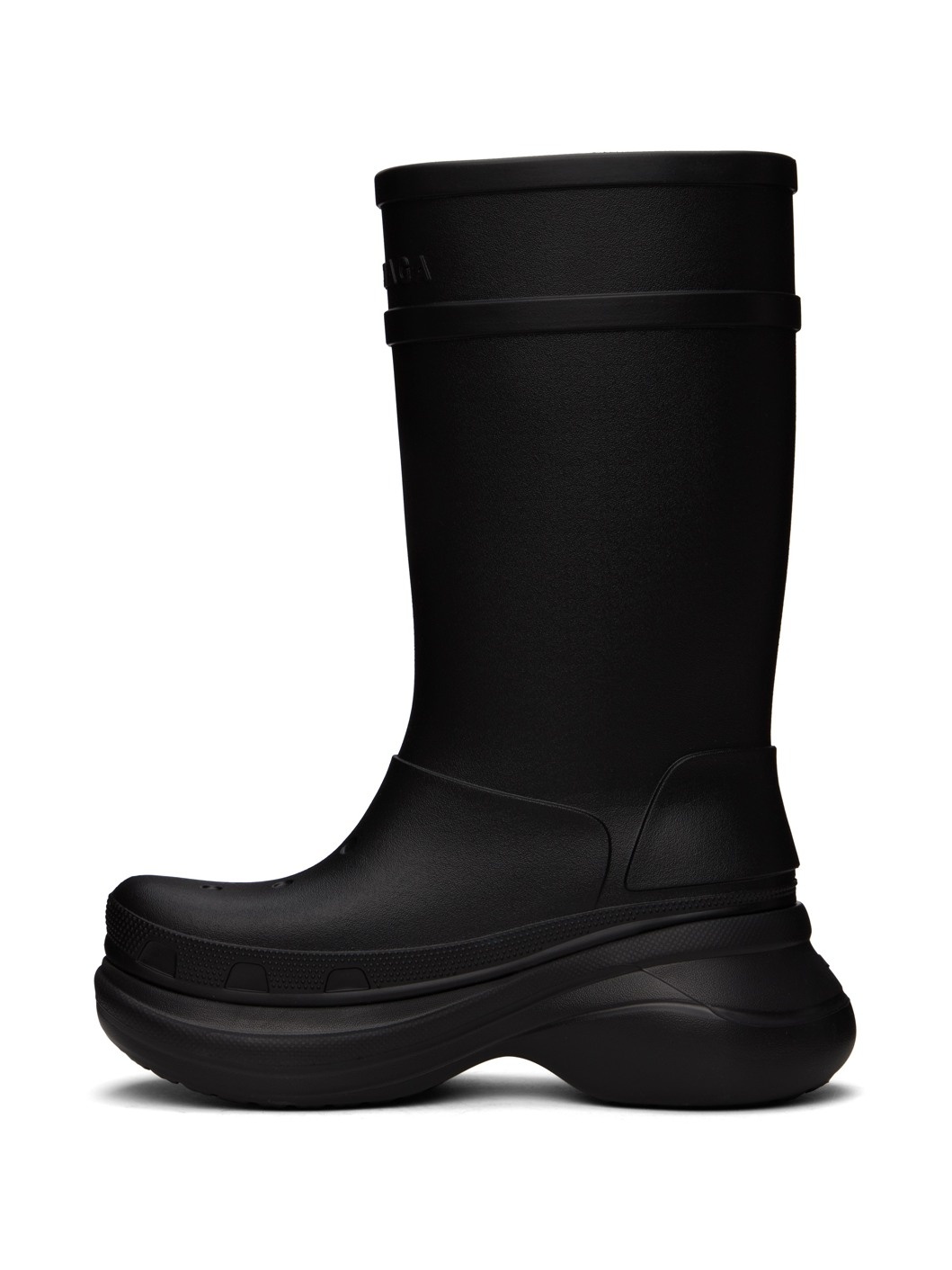 Black Crocs Edition Boots - 3