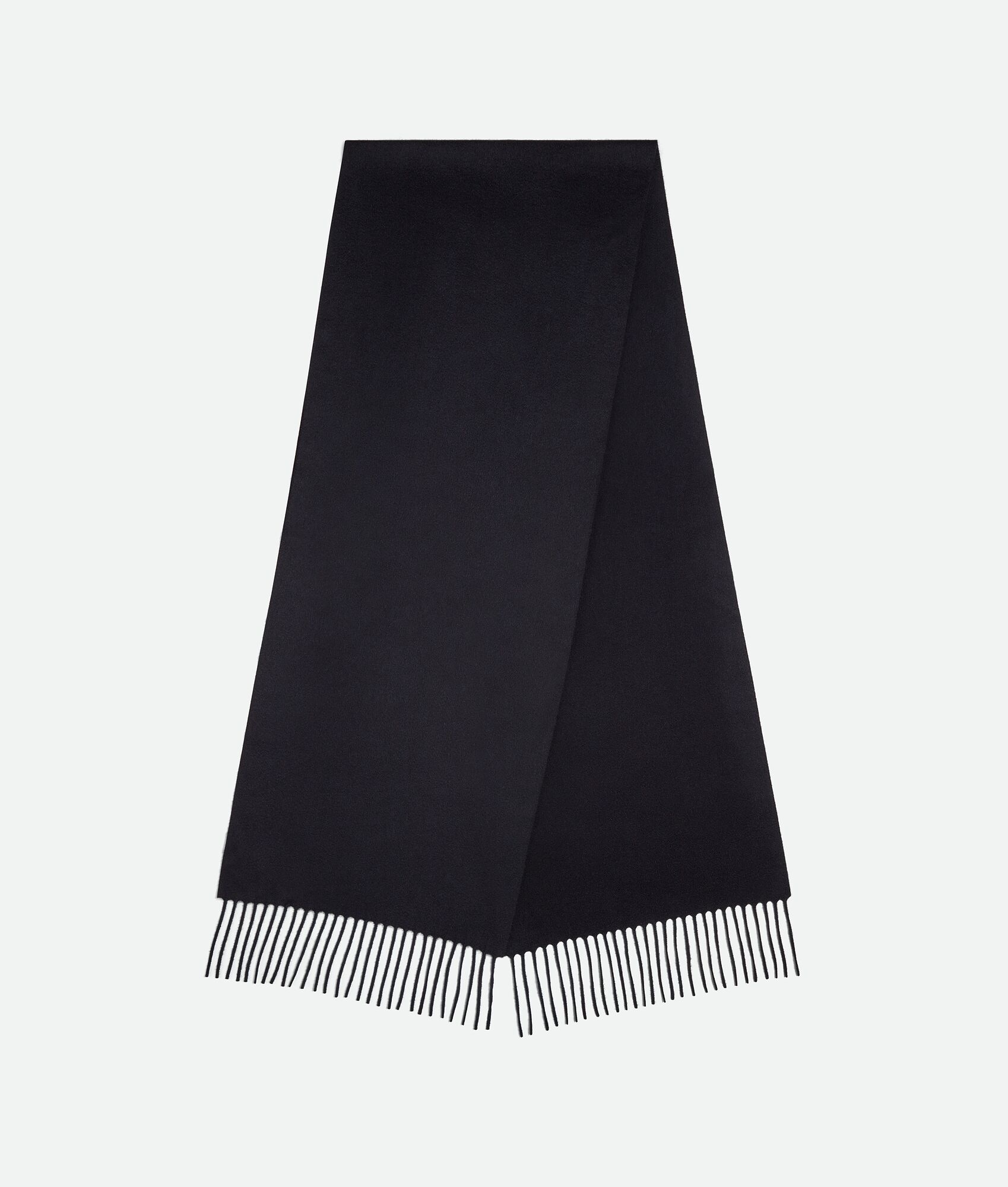 Cashmere Scarf With Bottega Leather Patch - 2