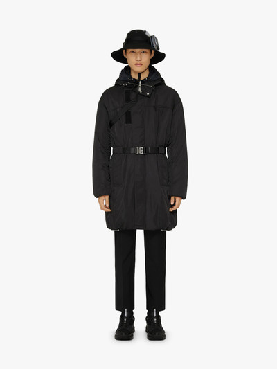 Givenchy PARKA IN NYLON WITH METALLIC DETAILS outlook