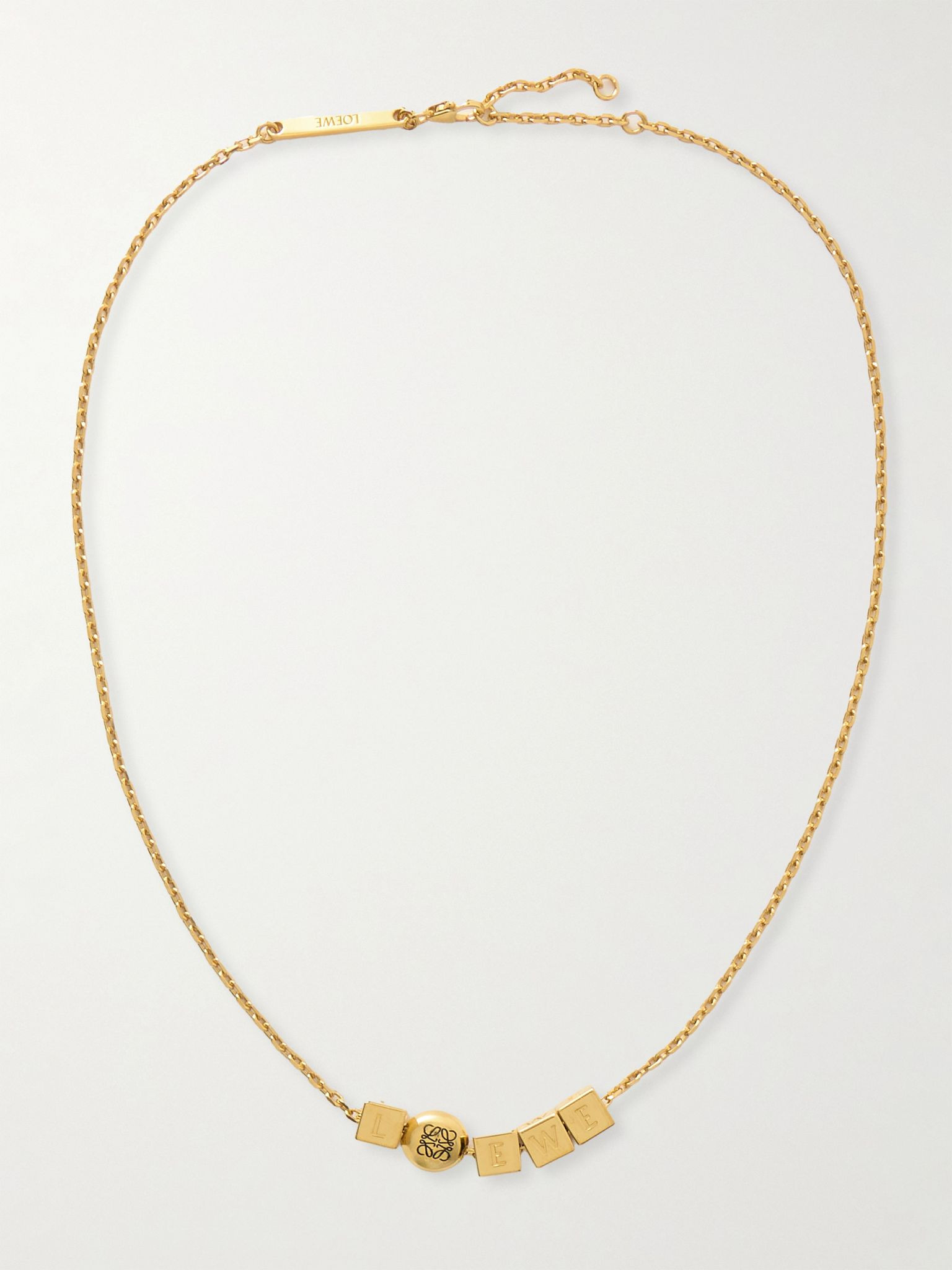 Gold-Tone Necklace Gold - 1