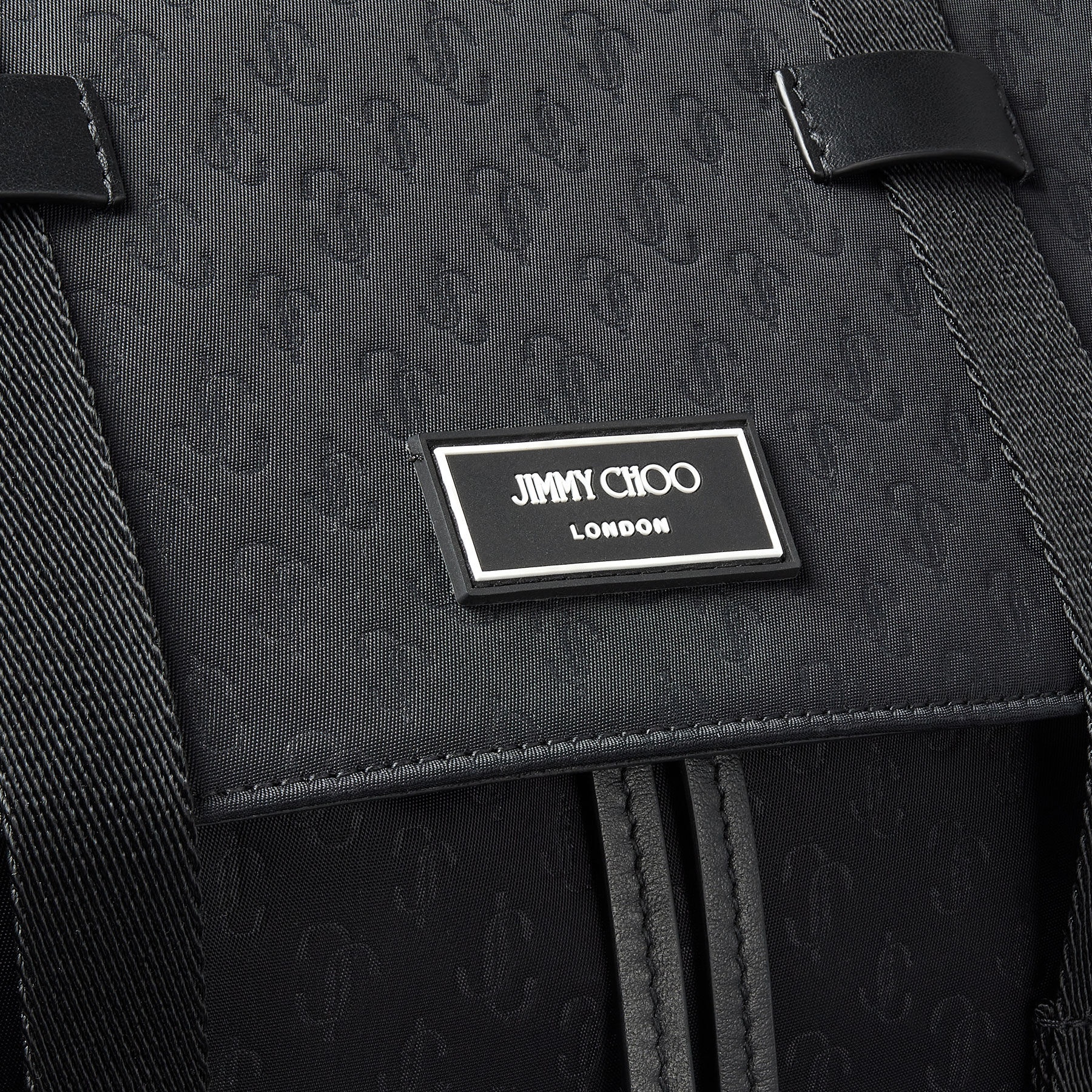 Filmore
Black JC Embossed Nylon Backpack - 4