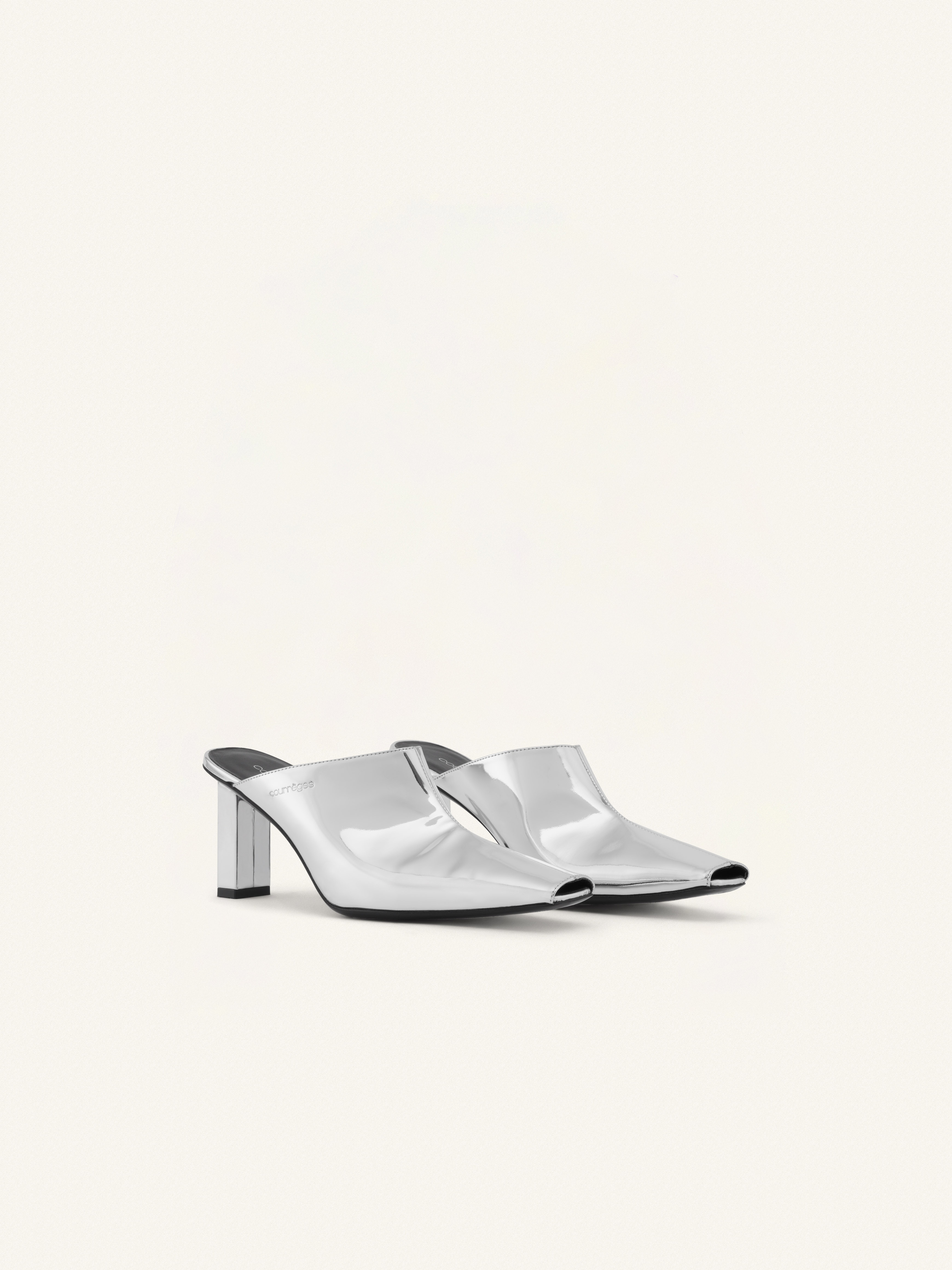 SLEEK MIRROR MULES - 2