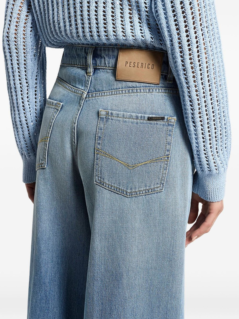 pocket wide-leg jeans 6