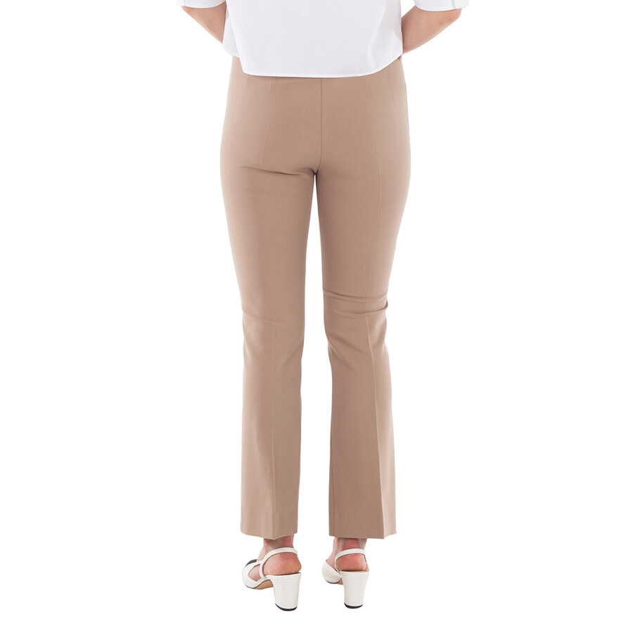 Max Mara Fatina Cotton And Viscose Trousers, Brand Size 42 ( US Size 8 ) - 5