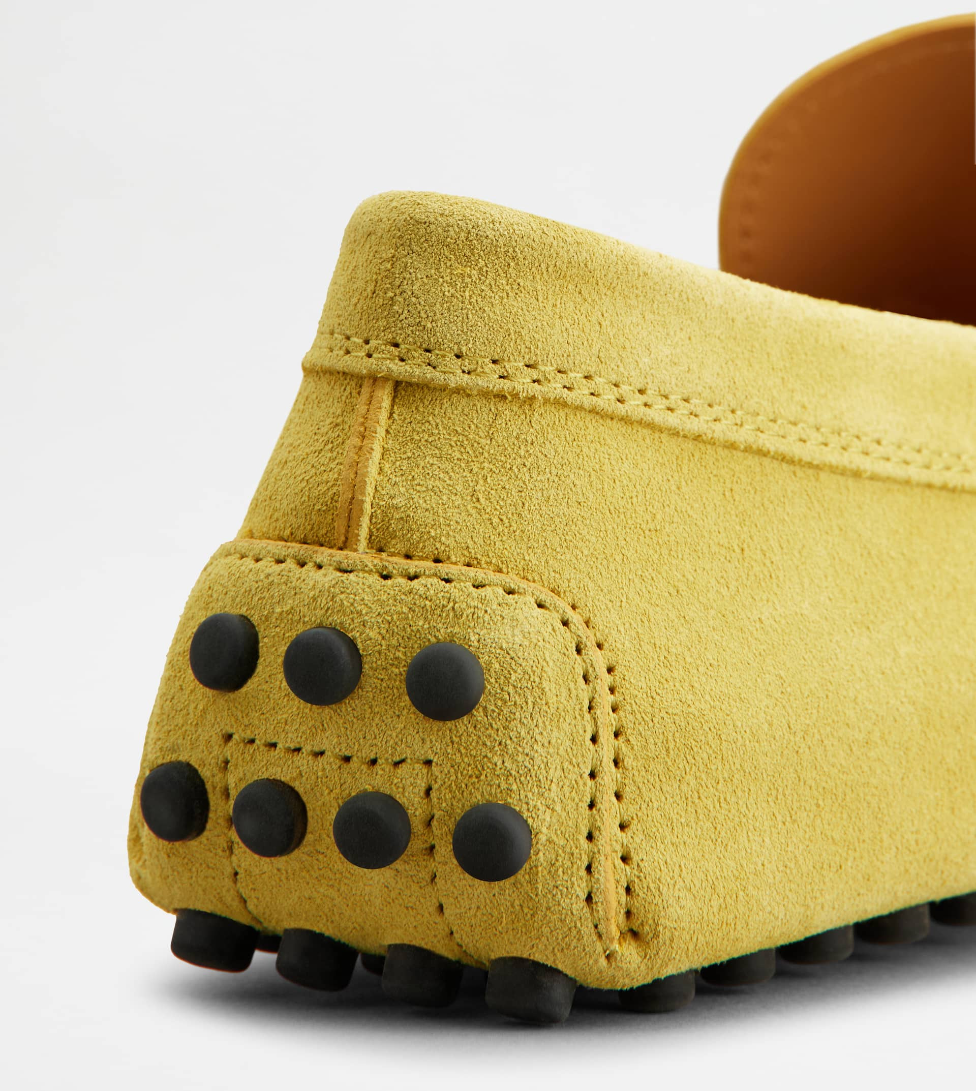 GOMMINO DRIVING SHOES IN SUEDE - YELLOW - 5