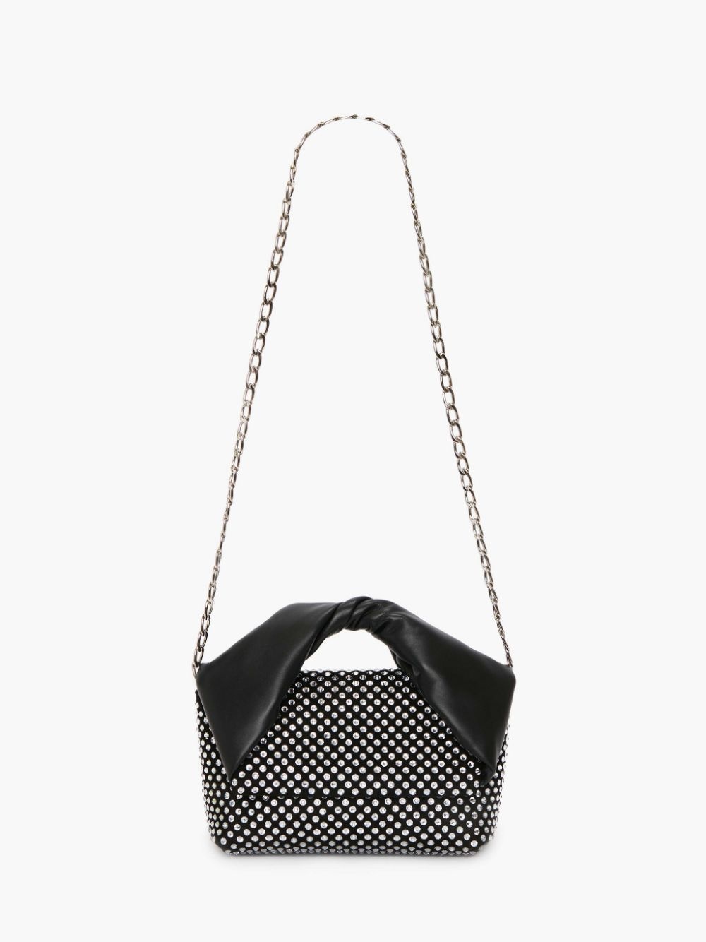 MEDIUM TWISTER - LEATHER TOP HANDLE BAG WITH CRYSTAL - 5