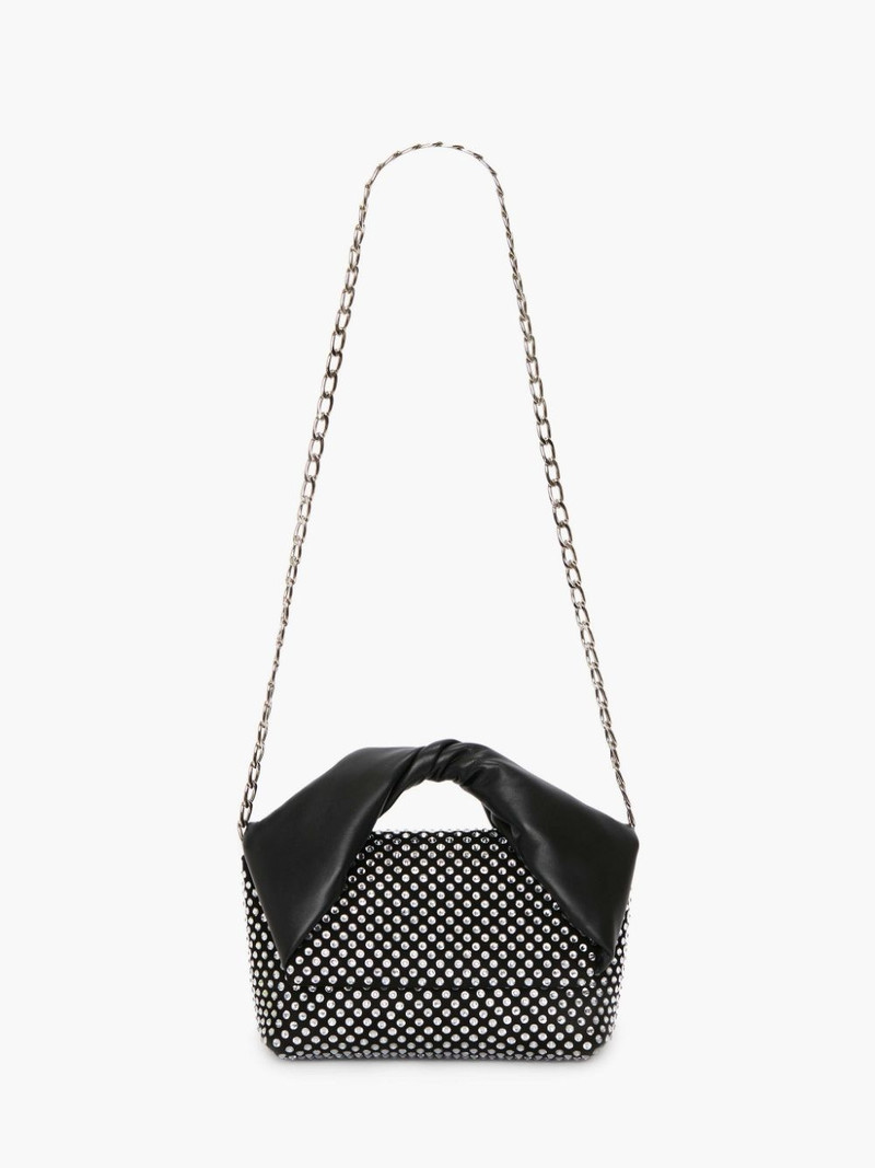 MEDIUM TWISTER - LEATHER TOP HANDLE BAG WITH CRYSTAL 5