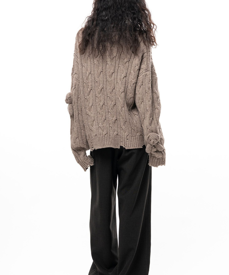 "PINK HOUSE x MMY" Bear Motif Knit Cardigan 11