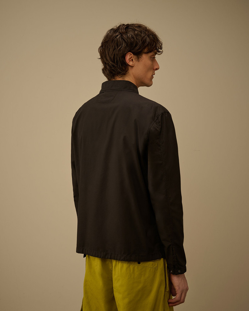 Cotton Rip-Stop Boxy Button Lens Overshirt 4