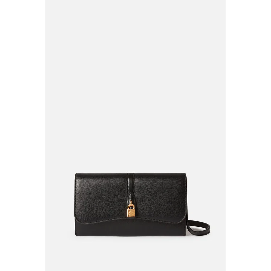 Stella Mccartney Stella Ryder Wallet With Strap Embossed Grainy Eco Alter Mat - Murraya + Vegea - 1