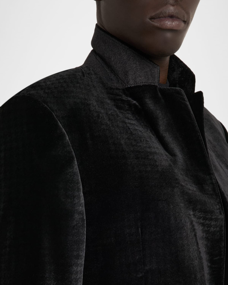 Men's Houndstooth Velvet Dinner Jacket 7