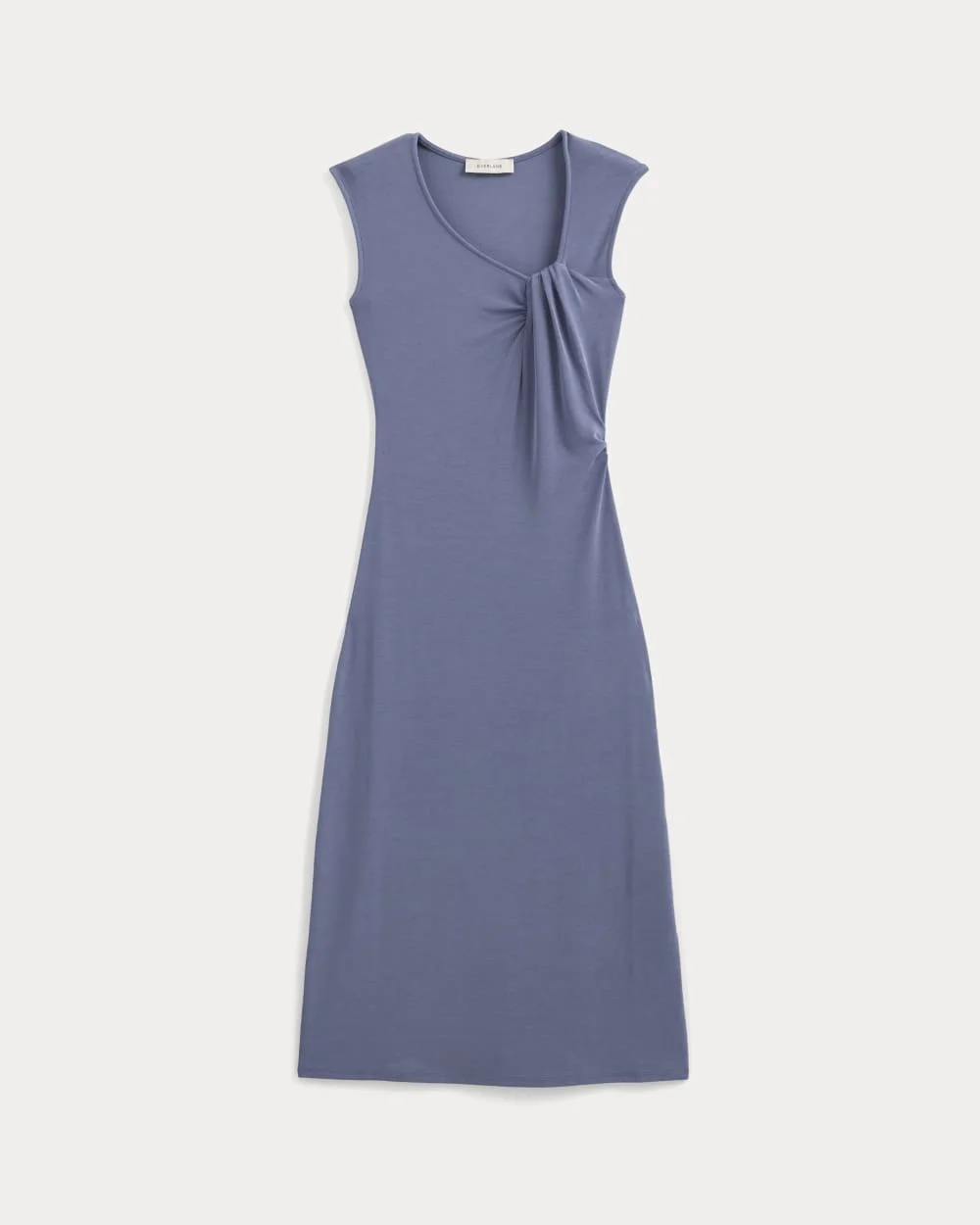KNIT ASYMMETRICAL MIDI DRESS - 1